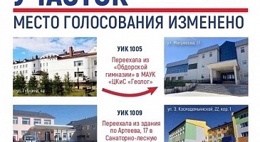 В Салехарде изменились адреса четырёх избирательных участков.