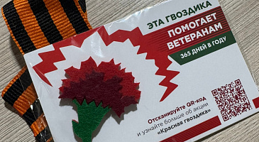 Акция "Красная гвоздика" - символ добра и памяти...